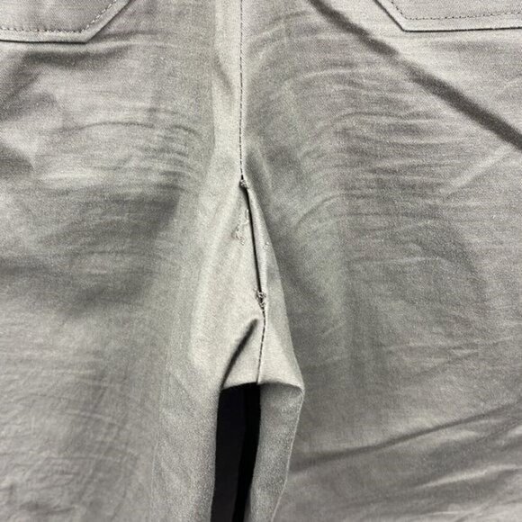 Cartonnier Tan Trousers Pleated Front High-Rise Tie Waist Tapered Leg Crop Pants - Picture 9 of 15